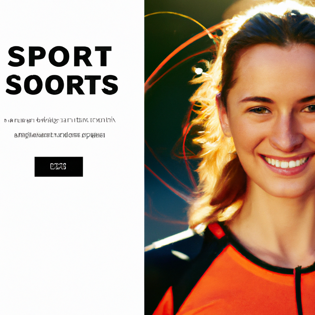 Portrait of athlete who uses the product